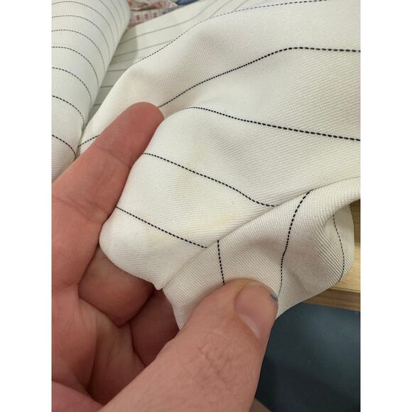 ARAKII Elegant White Striped Straight Leg Pants - Picture 13 of 13